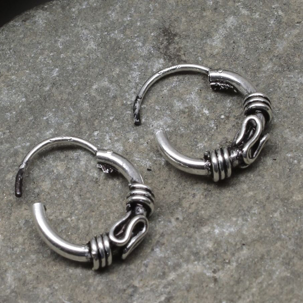 Classic Sterling Silver Hoop Earrings By Hersey Silversmiths |  notonthehighstreet.com