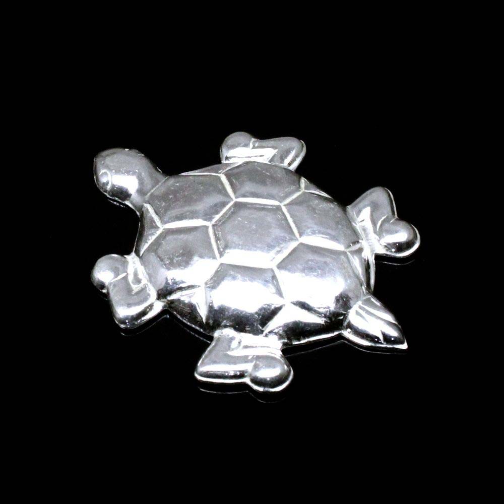 Pure Silver Tortoise turtle for Vastu and red book remedies