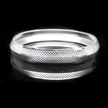 Fine Sterling Silver Men's Solid Silver Bracelet