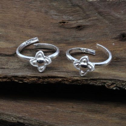 Real Sterling Silver Toe Rings bichia for women