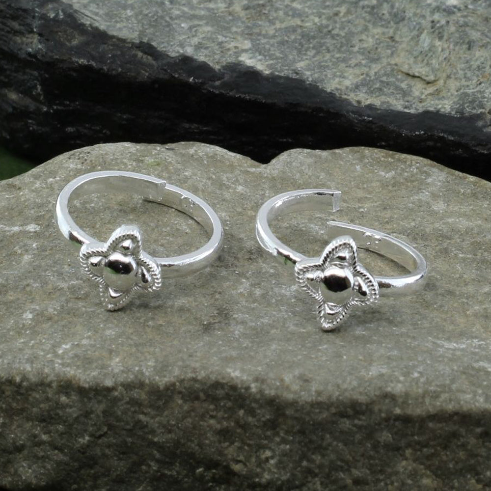 Real Sterling Silver Toe Rings bichia for women