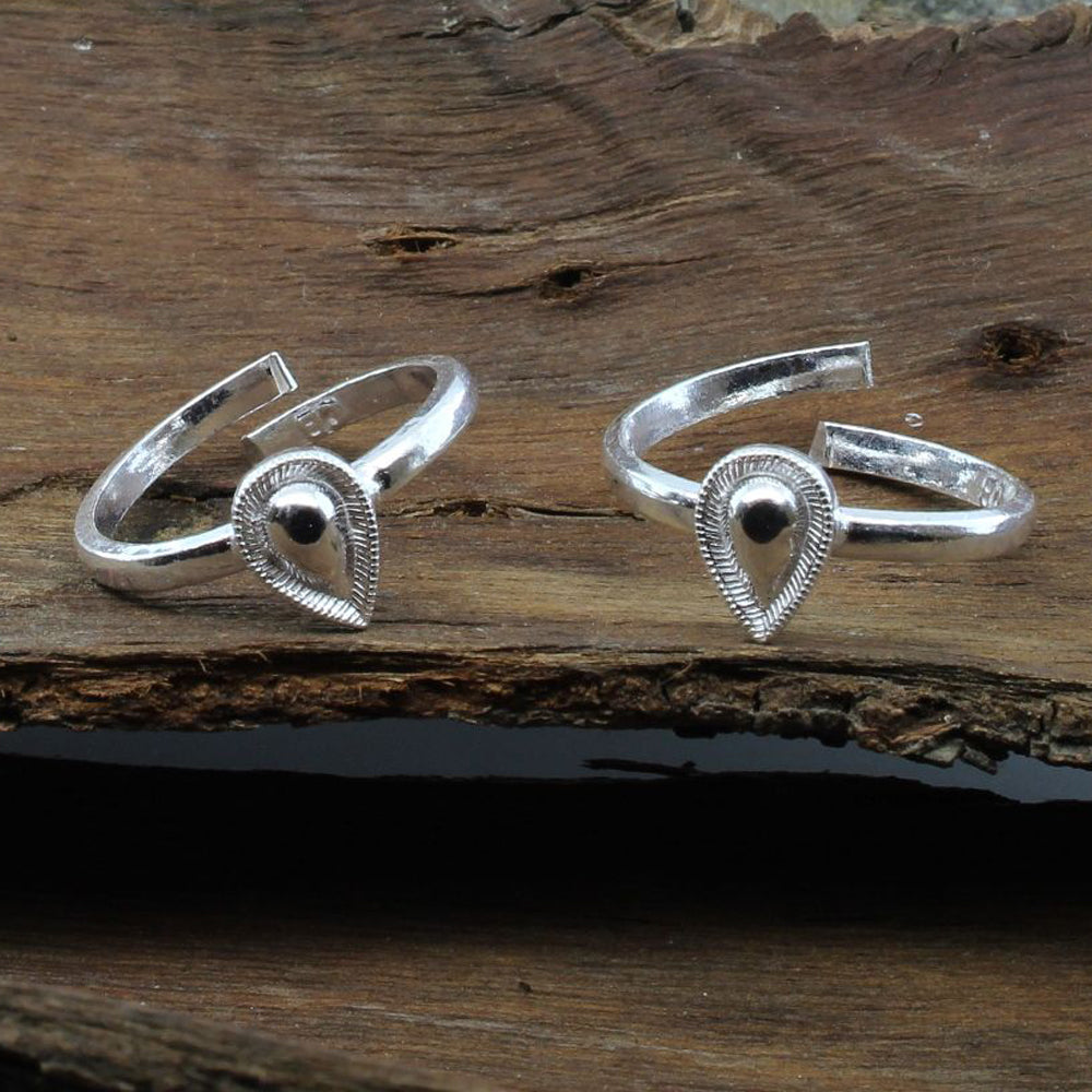 The Neeti Silver Toe-Rings -Buy Gemstones Jewellery Online — KO Jewellery