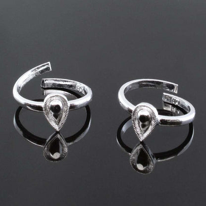 Real Silver Toe Rings for women