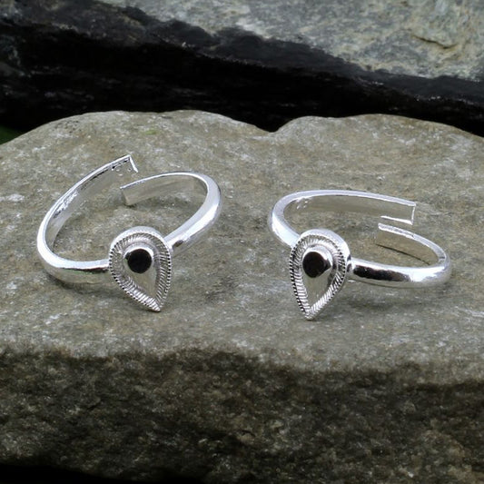 Real Silver Toe Rings for women