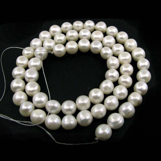 Real Fresh Water Pearl Beads Single Strand 22"