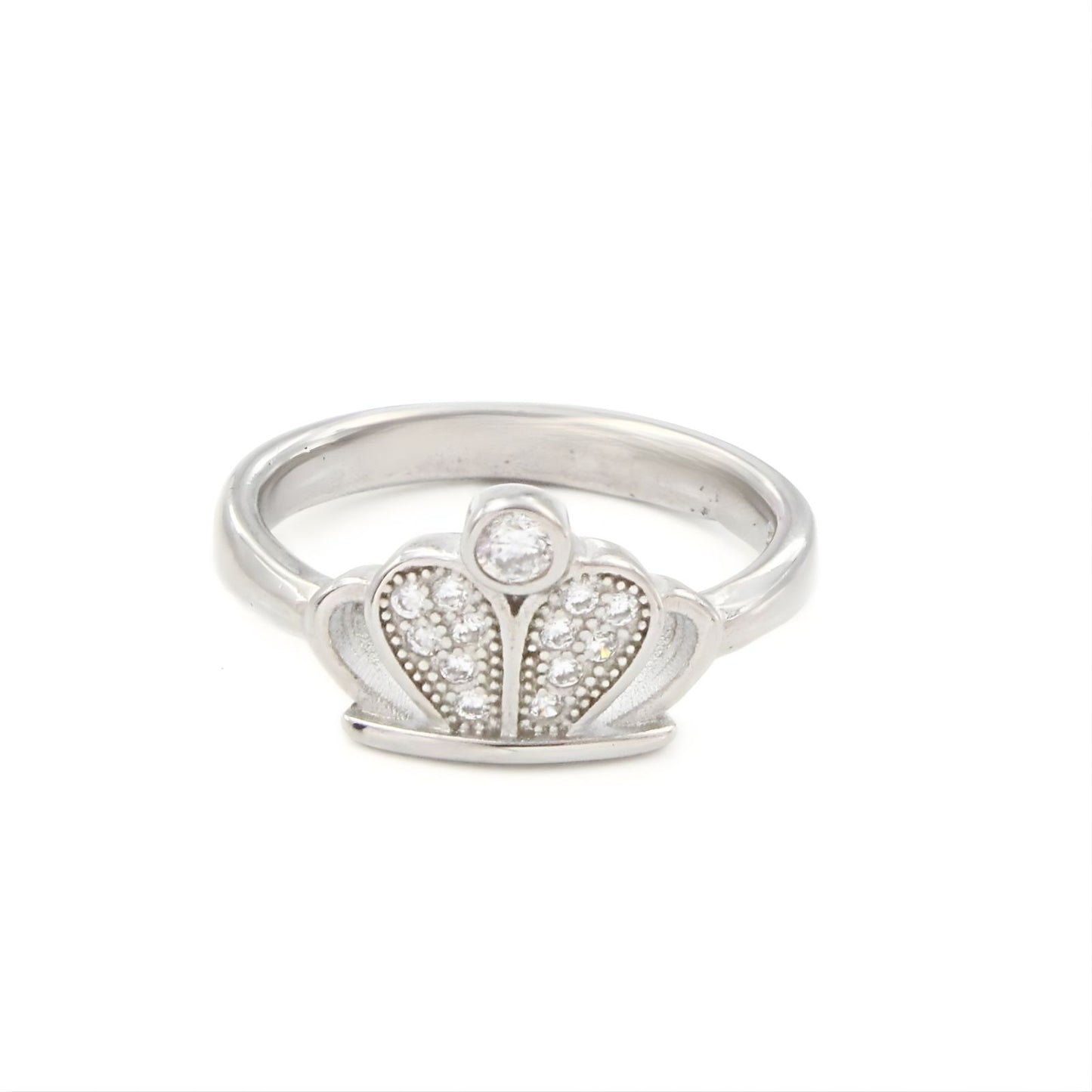 925 Real Silver Queen Crown Ring
