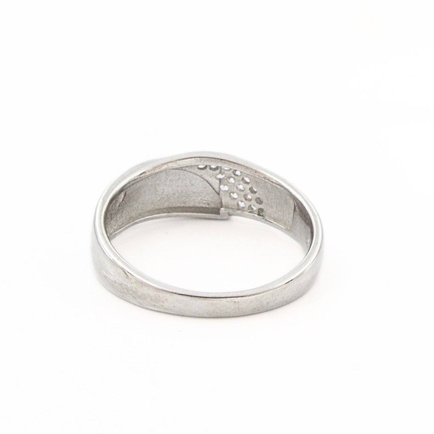 925 Real Silver Men's Wave Wedding Ring