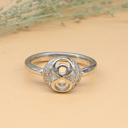 925 Real Silver Owl Eye Ring