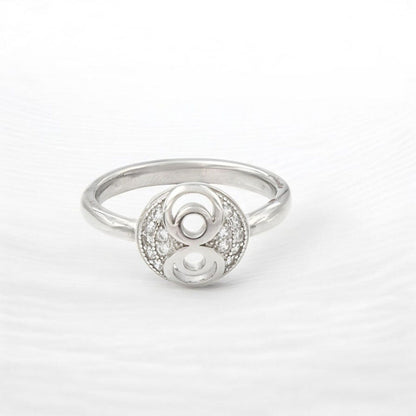925 Real Silver Owl Eye Ring