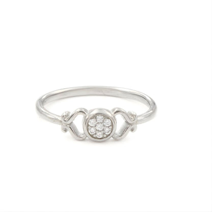 925 Real Silver Girlish Ring