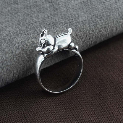 Real 925 Sterling Silver Oxidized Unisex Ring