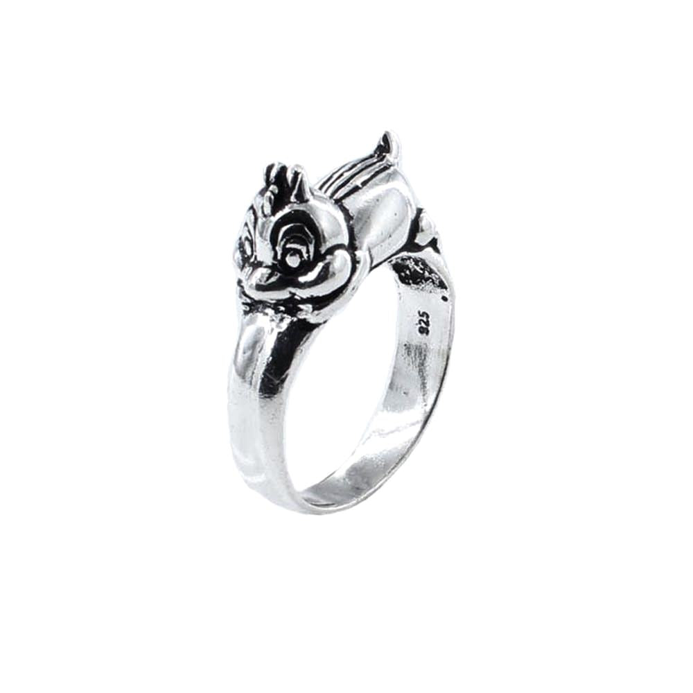 Real 925 Sterling Silver Oxidized Unisex Ring