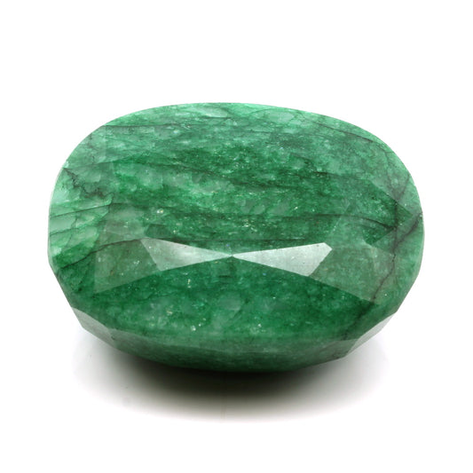 580.6Ct Natural Brazilian Green Emerald Oval Shape Faceted Gemstone