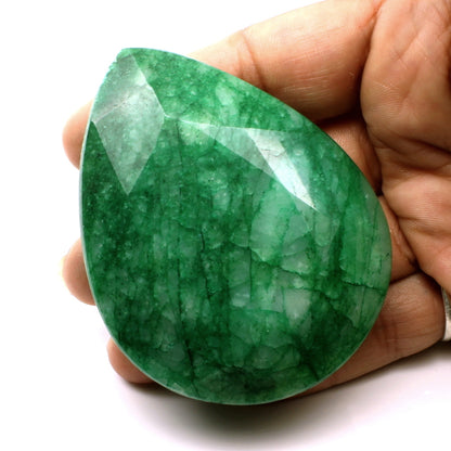 558.4Ct Natural Brazilian Green Emerald Pear Gemstone