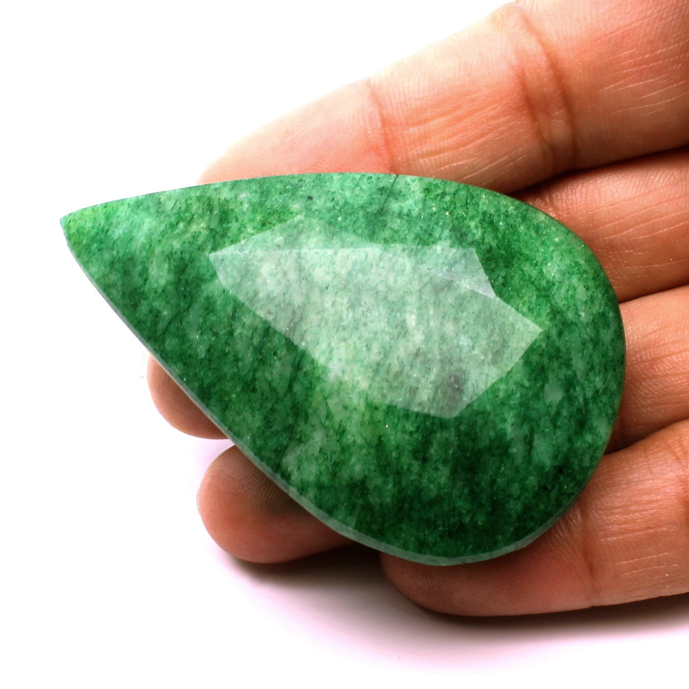 274.4Ct Natural Brazilian Green Emerald Pear Shape Faceted Gems