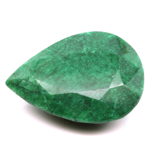 372.3Ct Natural Brazilian Green Emerald Faceted GemstoneV