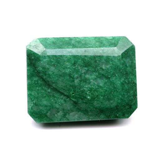 334.4Ct Natural Brazilian Green Emerald Rectangle Faceted Gemstone