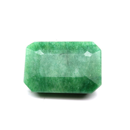 88.6Ct Natural Brazilian Green Emerald Rectangle Faceted Gemstone