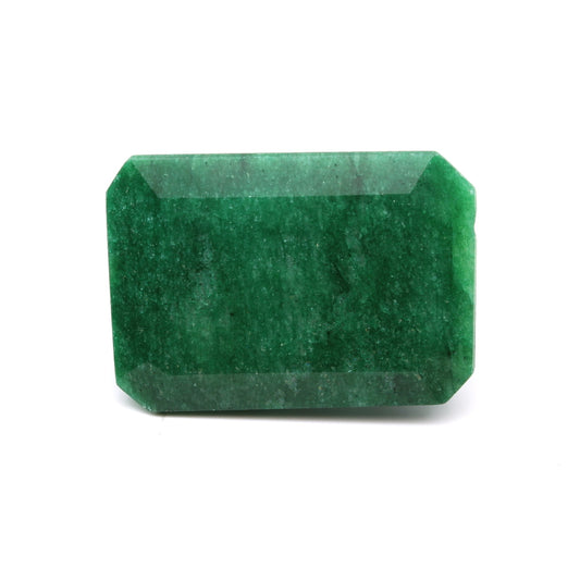 88.8Ct Natural Brazilian Green Emerald Rectangle Faceted Gemstone