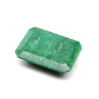 88.8Ct Natural Brazilian Green Emerald Rectangle Faceted Gemstone