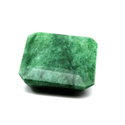 203.5Ct Natural Brazilian Green Emerald Rectangle Shape Faceted Gemstone