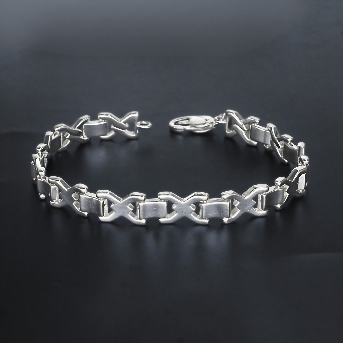 925 Sterling Silver Men's Gifting Link Chain Bracelet