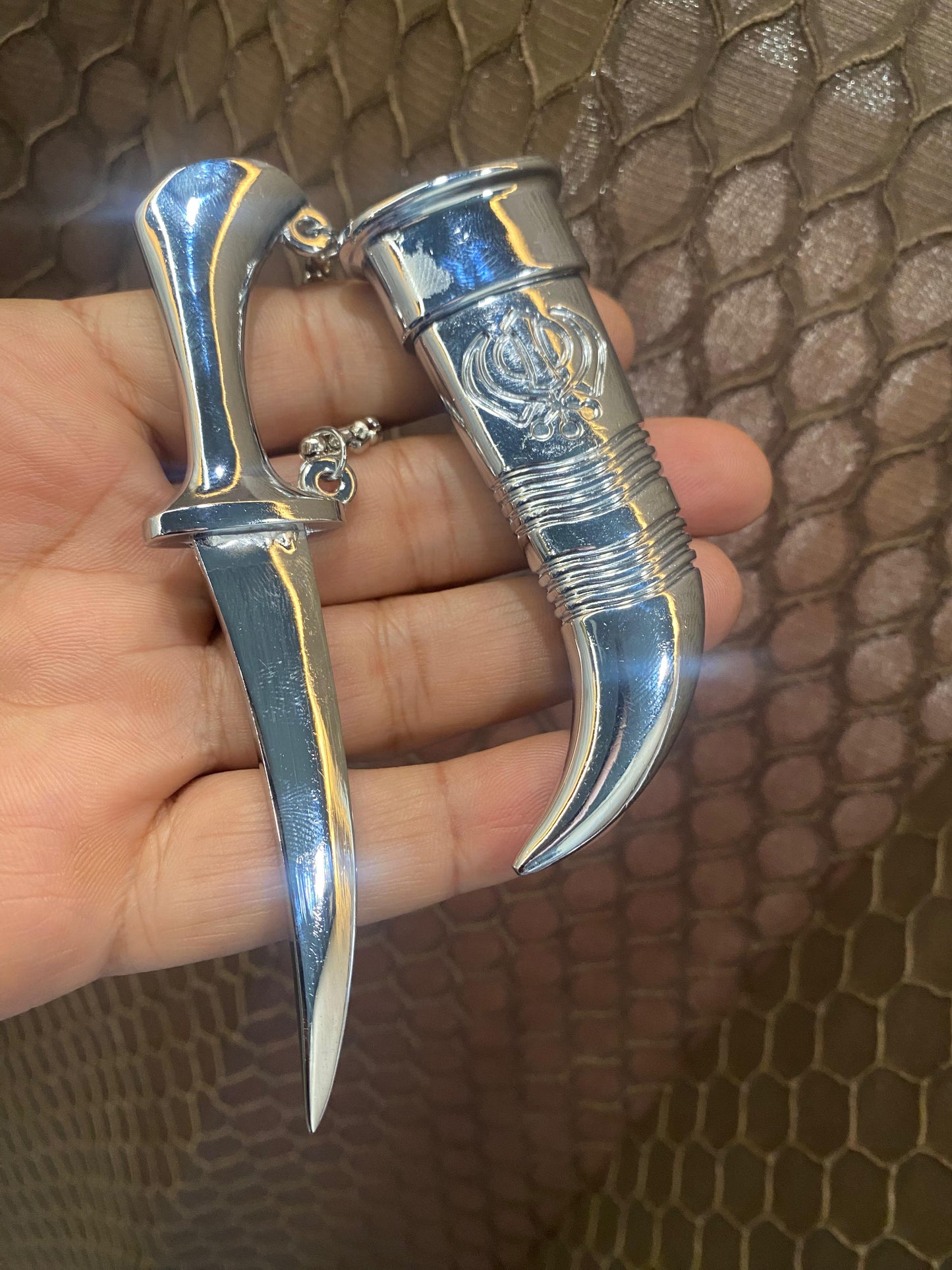 Religious GIFT Quality Steel SIKH Kirpan Siri Sahib Taksali Singh