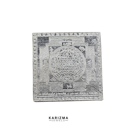 Real Silver Yantra for Lal kitab red book and astrological remedies