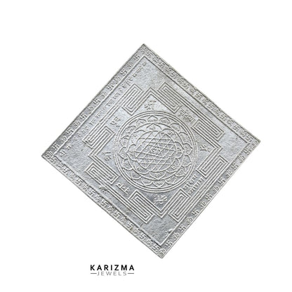 Real Silver Yantra for Lal kitab red book and astrological remedies