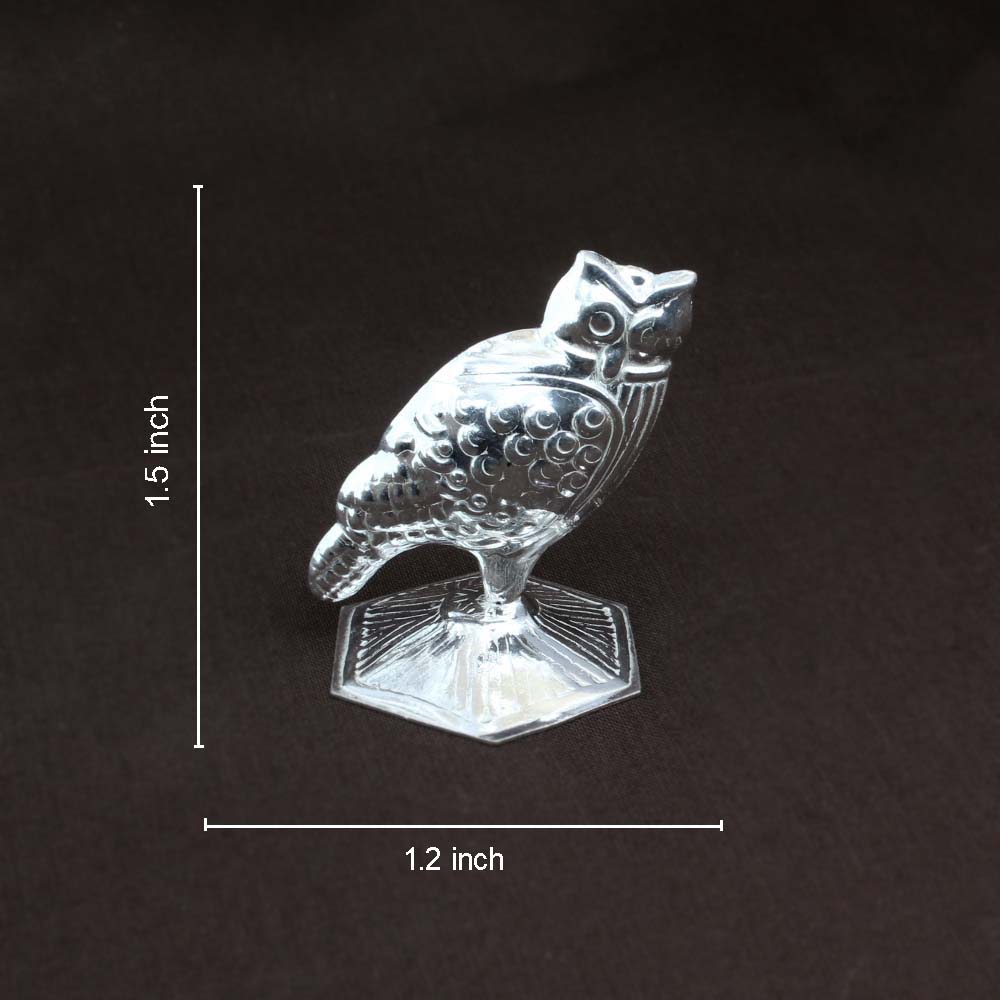 Pure Silver OWL statue