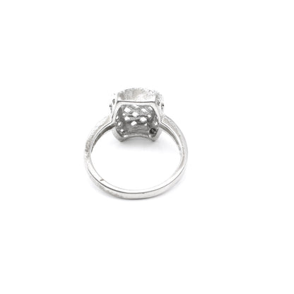 Sterling Silver Ring CZ Studded