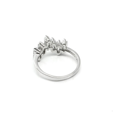 Real 925 Sterling Silver CZ women finger ring