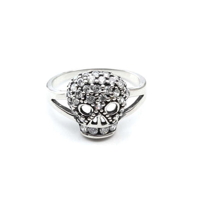 Real 925 Sterling Silver Skull Ring