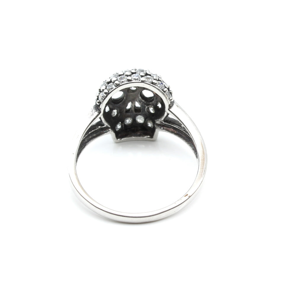 Real 925 Sterling Silver Skull Ring