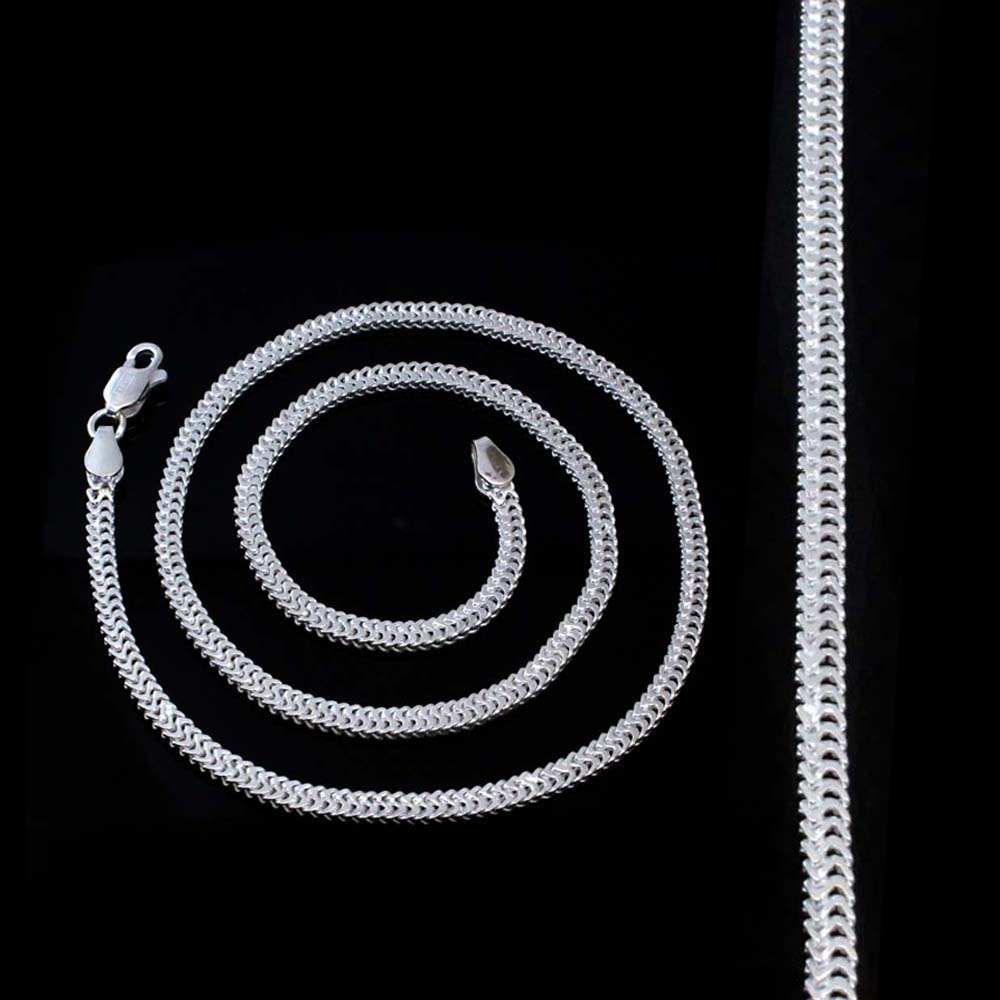 Real Silver Indian Style Chain 22" Neck Chain