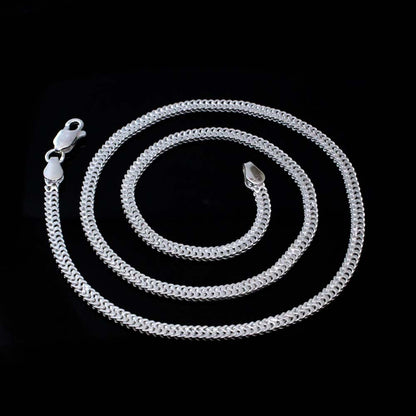 Real Silver Indian Style Chain 22" Neck Chain