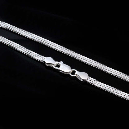 Real Silver Indian Style Chain 22" Neck Chain