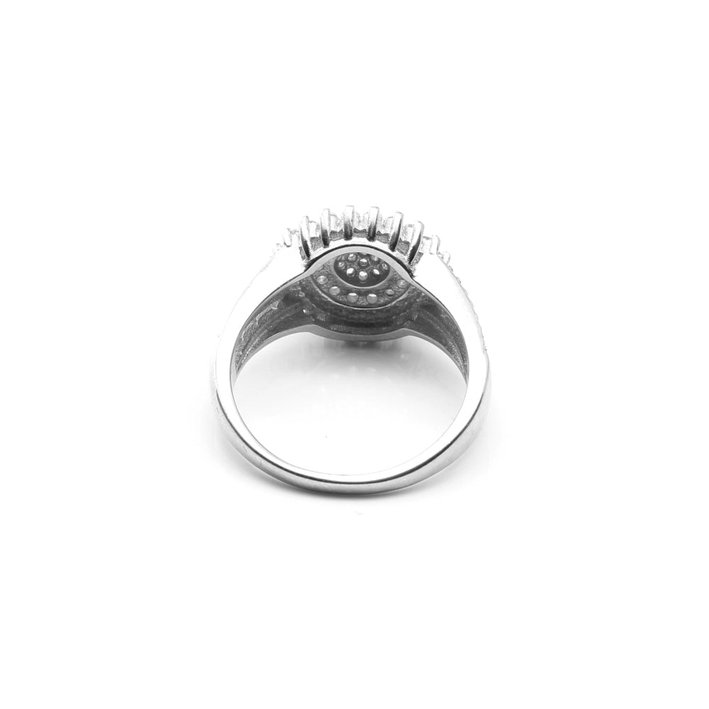 Real 925 Sterling Silver CZ Women Ring