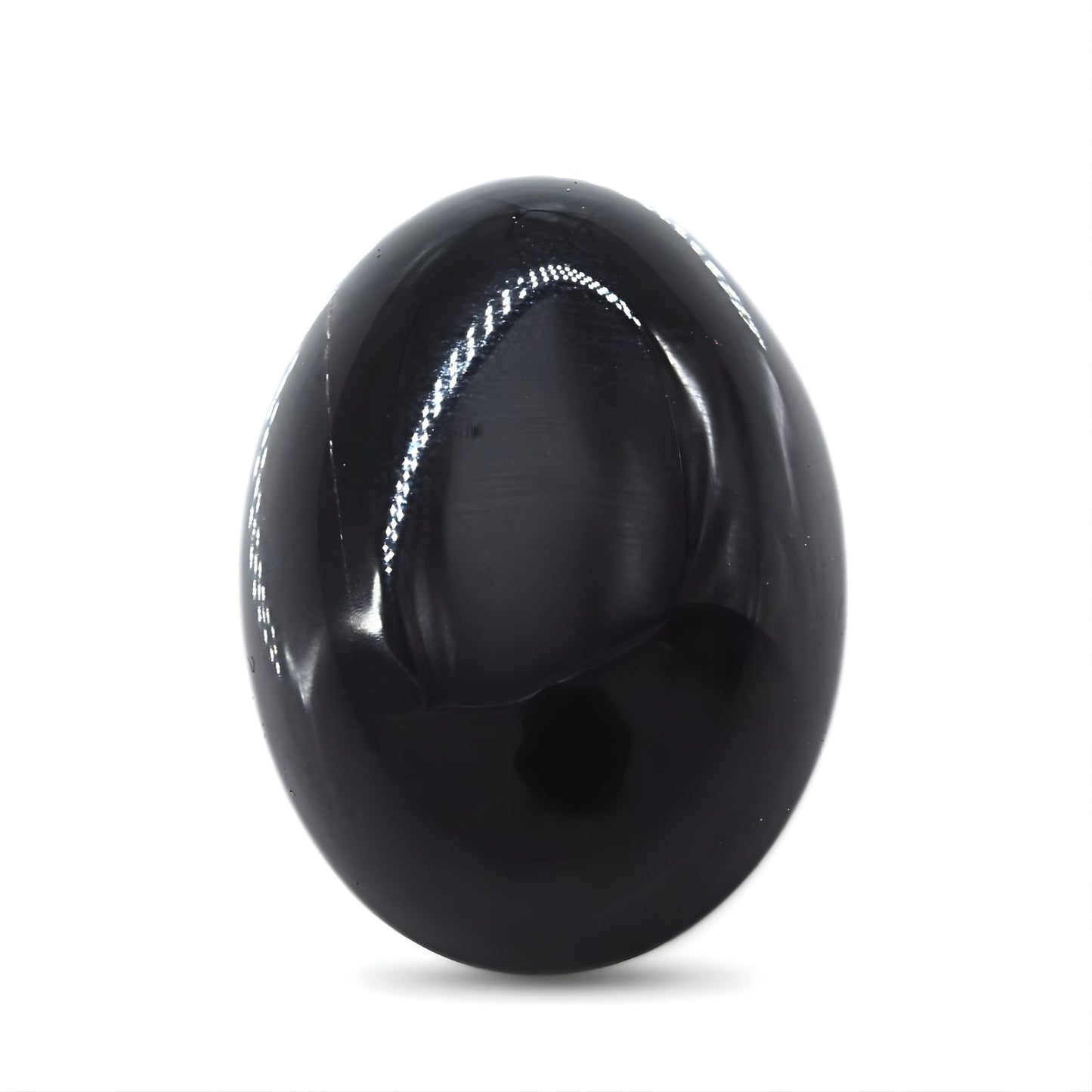 12.9Ct Natural Black and Grey Sulemani Hakik Oval Gemstone