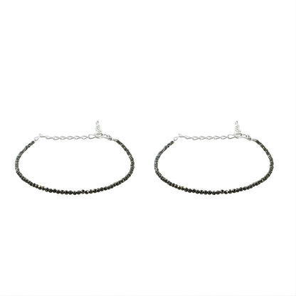 Pyrite Adjustable Attract Money & Wealth for Women Anklet