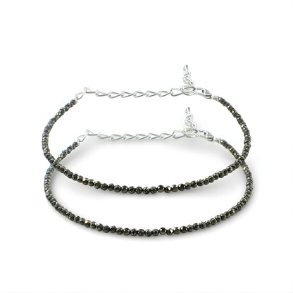 Pyrite Adjustable Attract Money & Wealth for Women Anklet