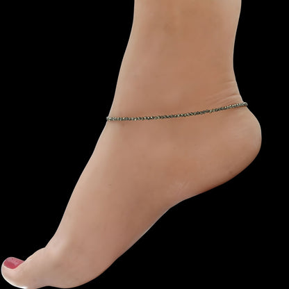Pyrite Adjustable Attract Money & Wealth for Women Anklet