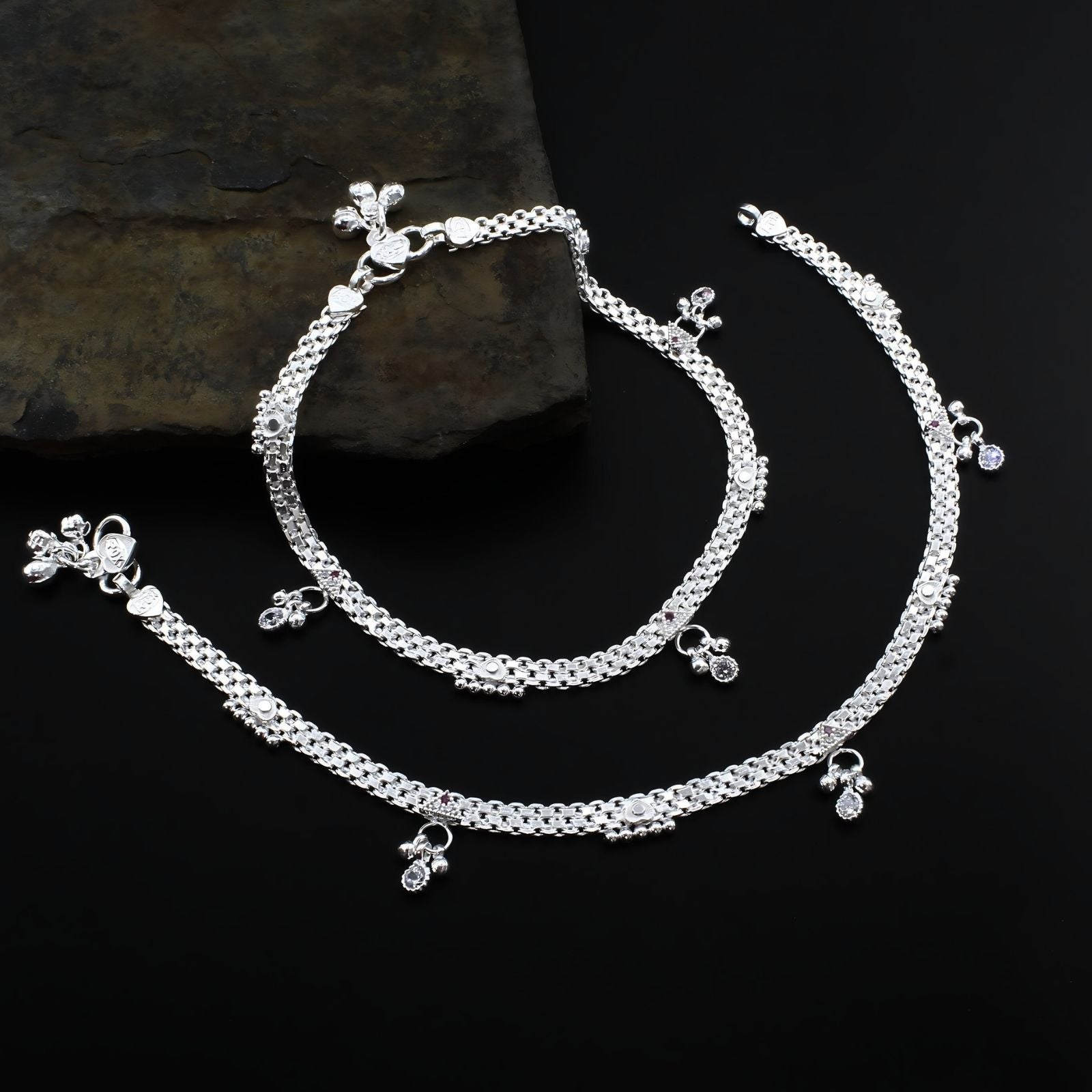 Chandi ki Payal designs at genuine prices| Latest Silver Payal designs ...