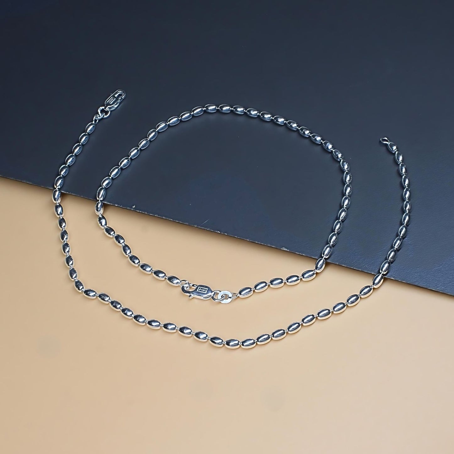 Ball Design 925 Silver Girl Classic Anklets Ankle Bracelet 10.3"