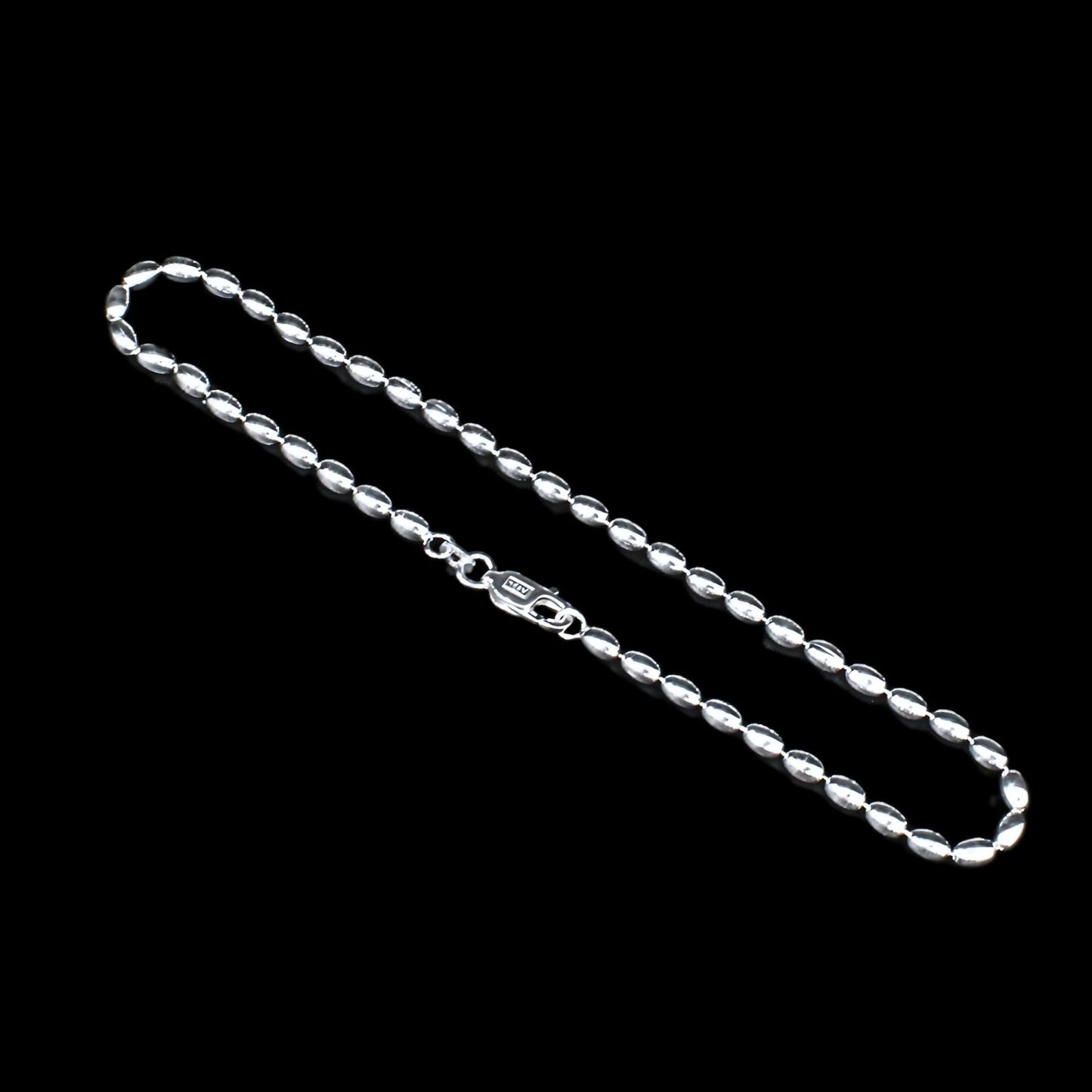 Ball Design 925 Silver Girl Classic Anklets Ankle Bracelet 10.3"