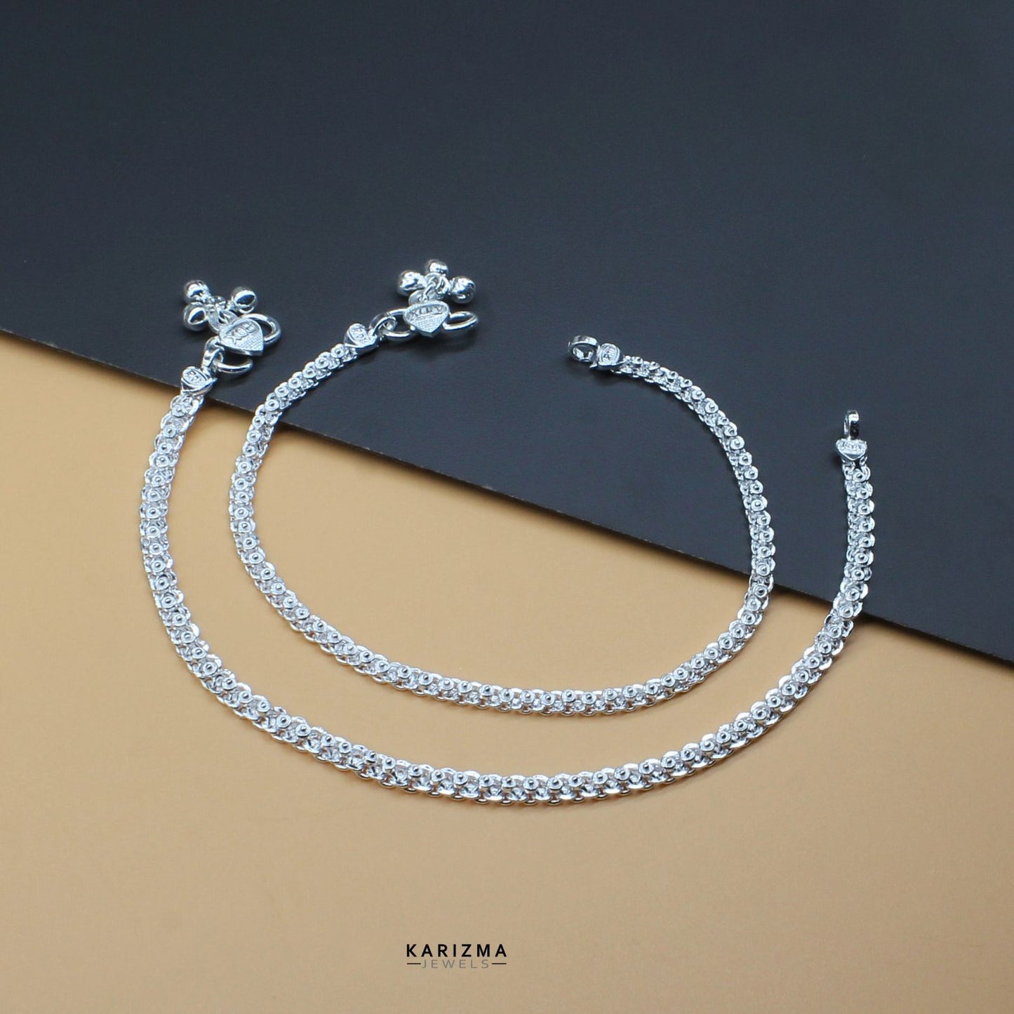 In Silver Fancy Payal Ke Design Chandi Ki Payal Silver Anklets New