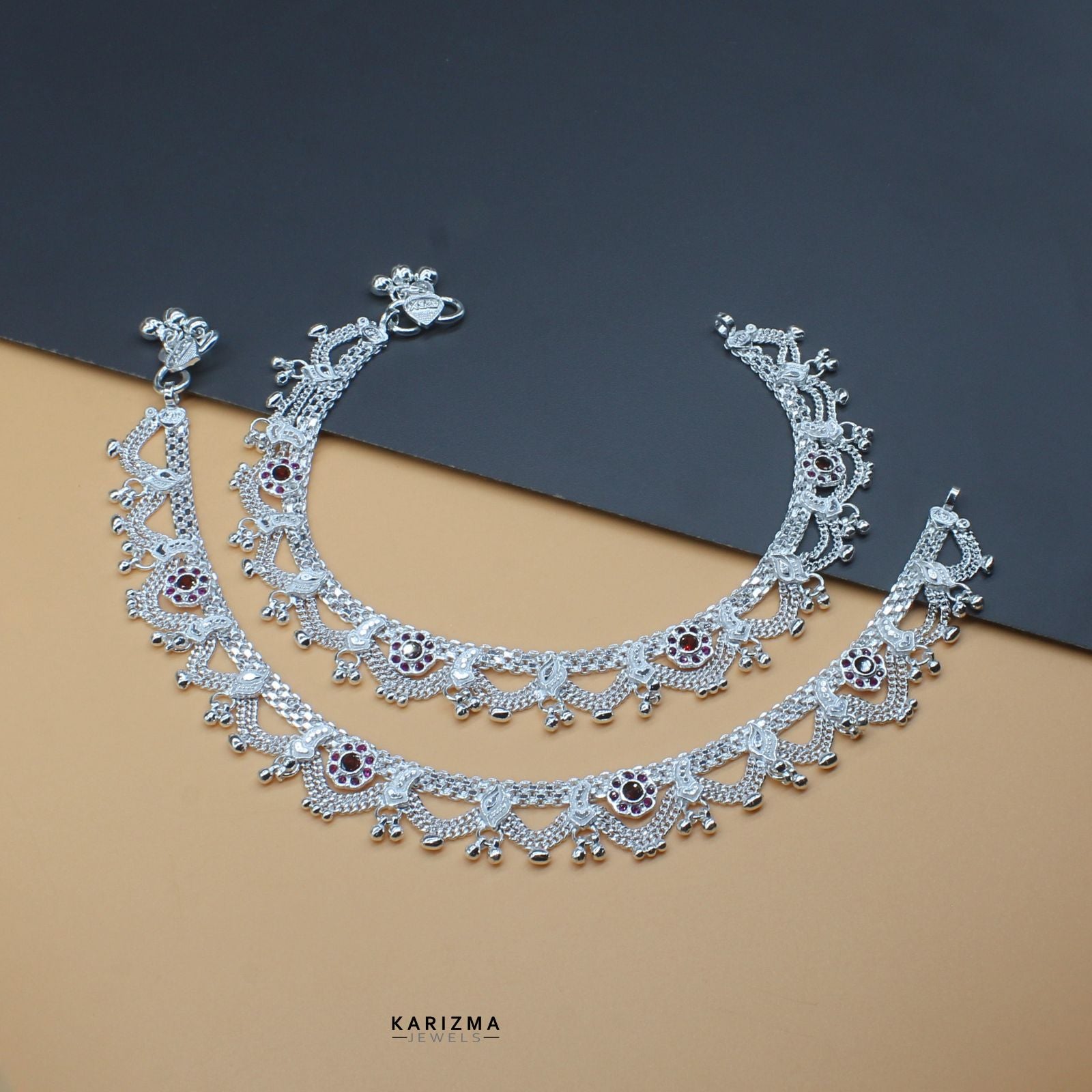 Fancy Anklets Chandi ki Payal designs at genuine prices| Latest Silver Payal designs ...