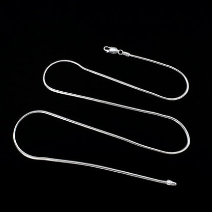 18" 925 Sterling Silver snake style Neck Chain