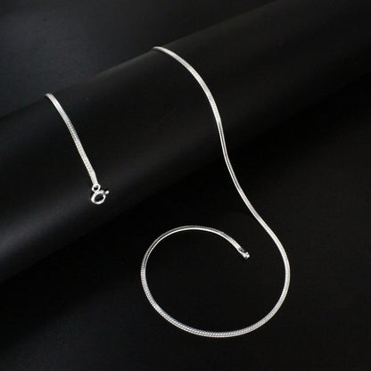 925 Sterling Silver Light weight Neck Chain 18"