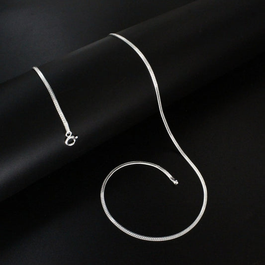 925 Sterling Silver Light weight Neck Chain 18"